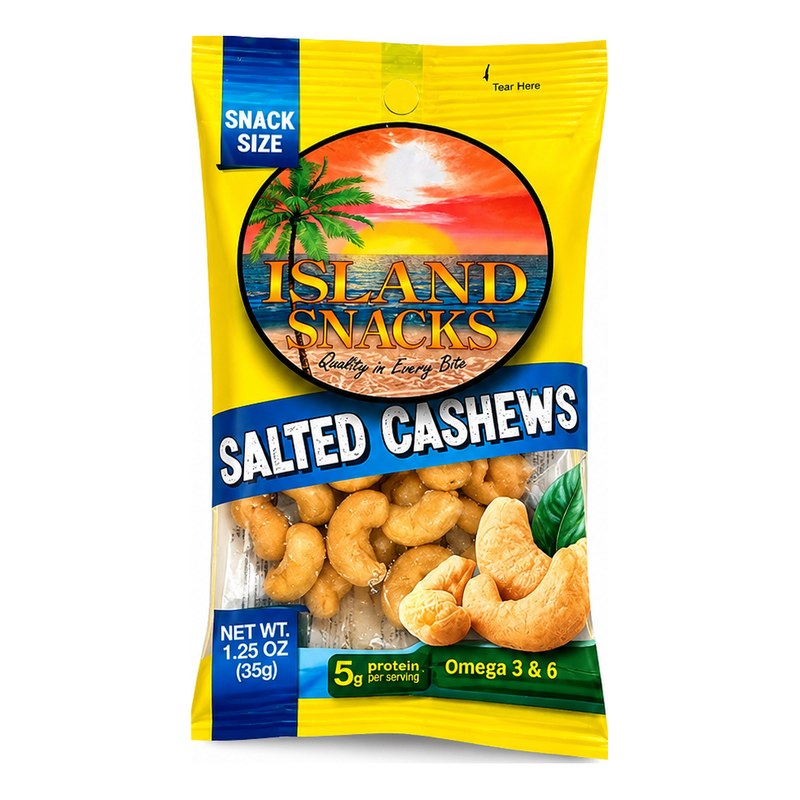 Island Snacks Salted Cashews